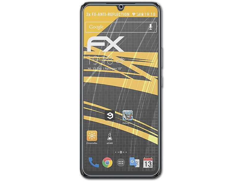 Vivo FX-Antireflex 5G) ATFOLIX Displayschutz(für 3x T2