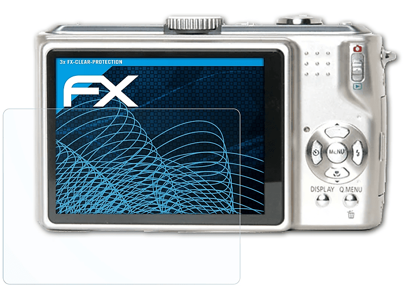 Displayschutz(für Panasonic 3x FX-Clear ATFOLIX DMC-TZ5S) Lumix