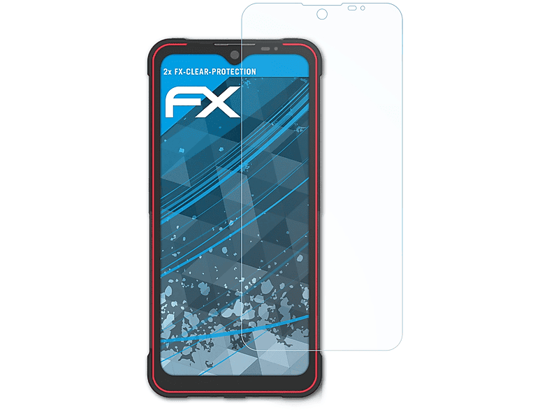2x FG60 ATFOLIX FX-Clear Neptune) Displayschutz(für Newland