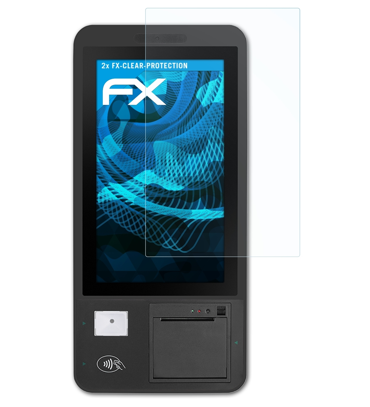 ATFOLIX 2x FX-Clear Displayschutz(für Advantech UTK-615DP)