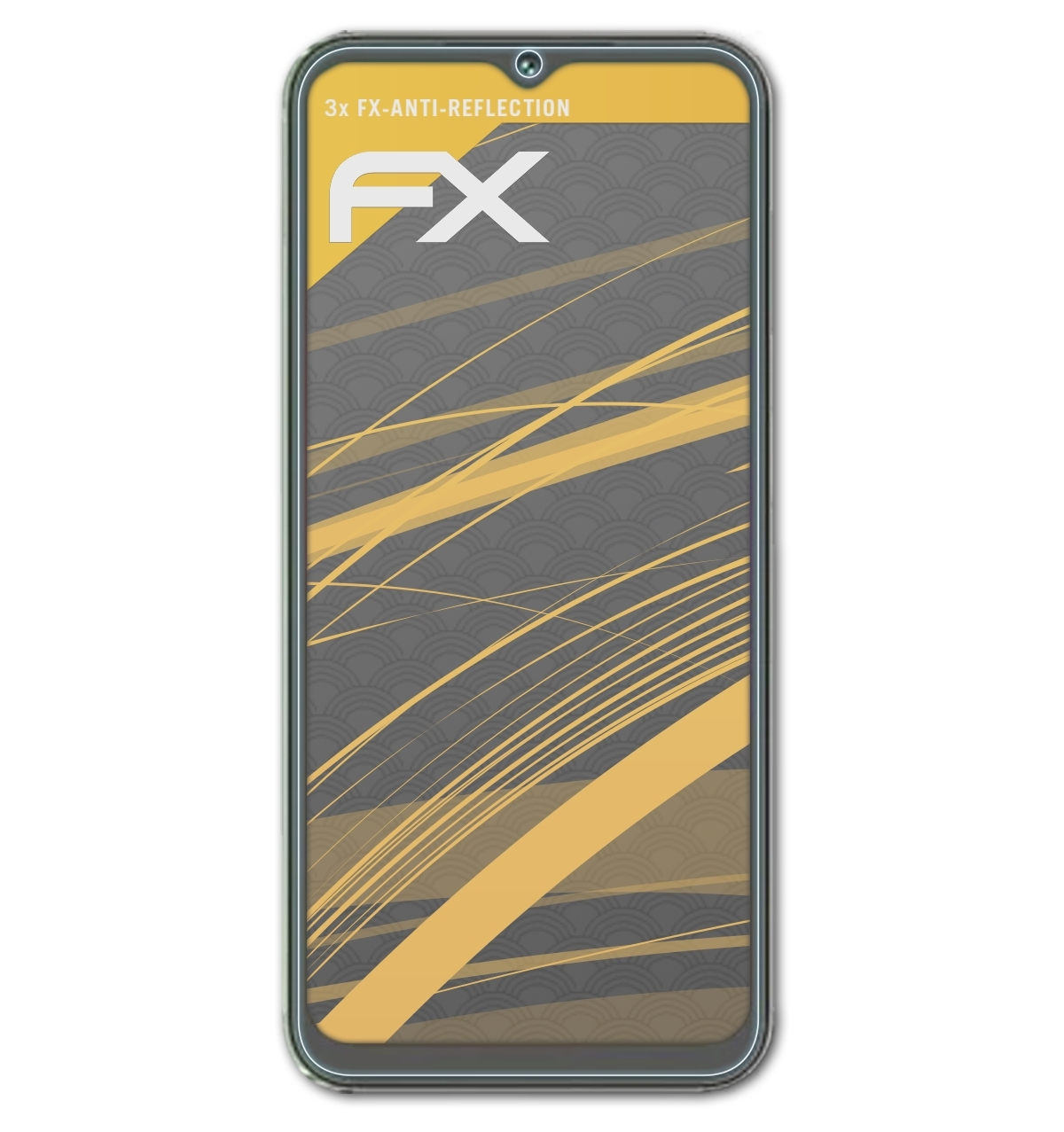 3x FX-Antireflex F14) Samsung Displayschutz(für ATFOLIX Galaxy
