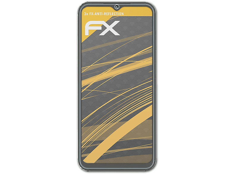 ATFOLIX 3x FX-Antireflex Displayschutz(für Samsung Galaxy F14)