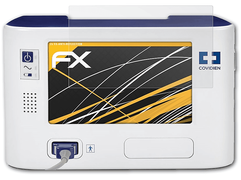 ATFOLIX 2x FX-Antireflex Displayschutz(für Nellcor PM1000N)