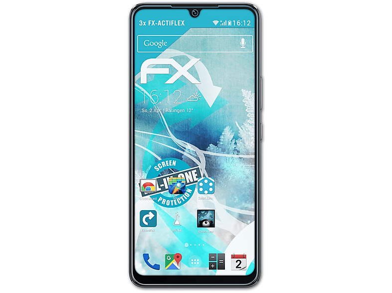 ATFOLIX T2 FX-ActiFleX 5G) Displayschutz(für 3x Vivo