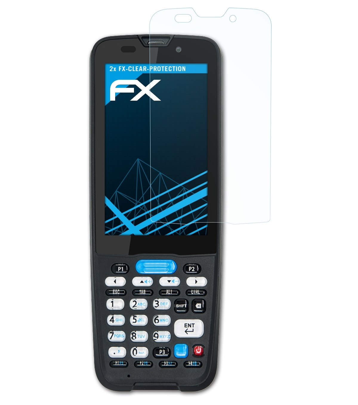 ATFOLIX 2x FX-Clear Displayschutz(für Unitech HT330)