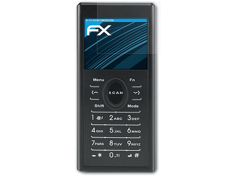 ATFOLIX 2x Koamtac Displayschutz(für FX-Clear KDC380)