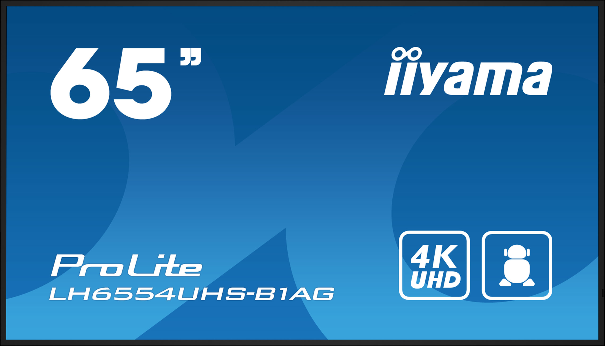 IIYAMA LH6554UHS-B1AG UHD 4K 64,5 4K, 164 (Flat, cm, Zoll Android) / TV