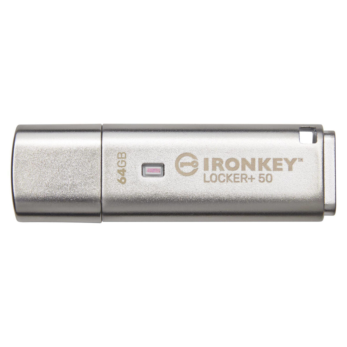 KINGSTON USB-Flash-Laufwerk Metall, IronKey 50 GB) 64 Locker+ (Seilber,