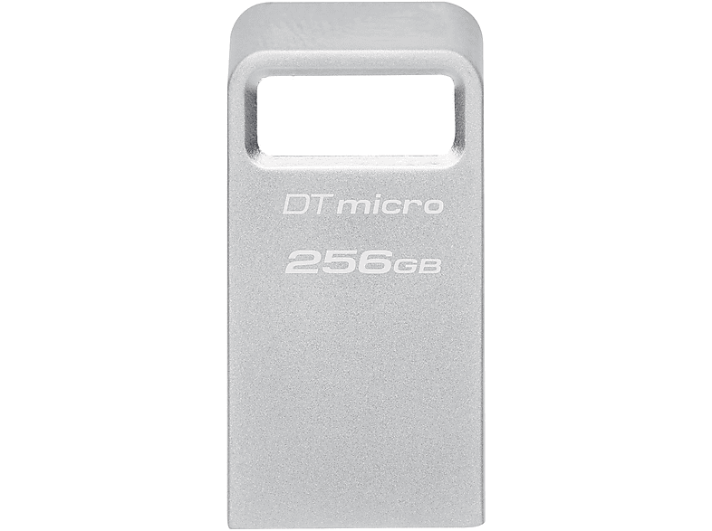 KINGSTON DataTraveler Micro USB-Flash-Laufwerk (silber, 256 GB)
