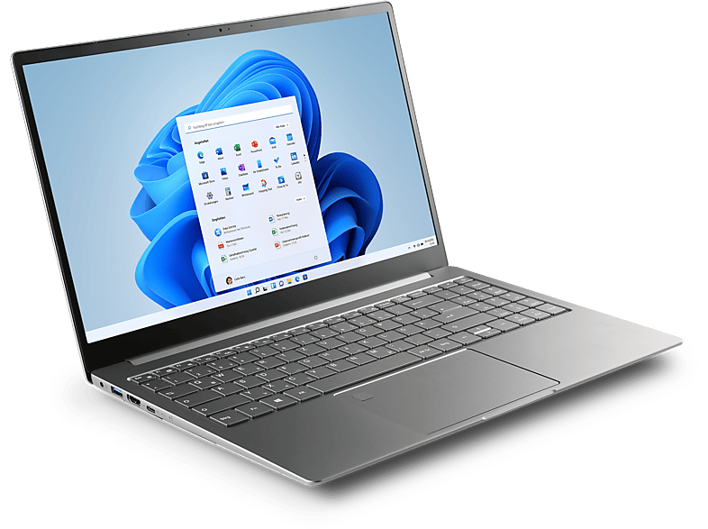 16 mit GB C15 Intel®, Notebook CSL Pro, 16GB RAM, 2000GB v3 R\'Evolve 2000 Grau SSD, Windows Zoll 15 GB / Display, / 11 /