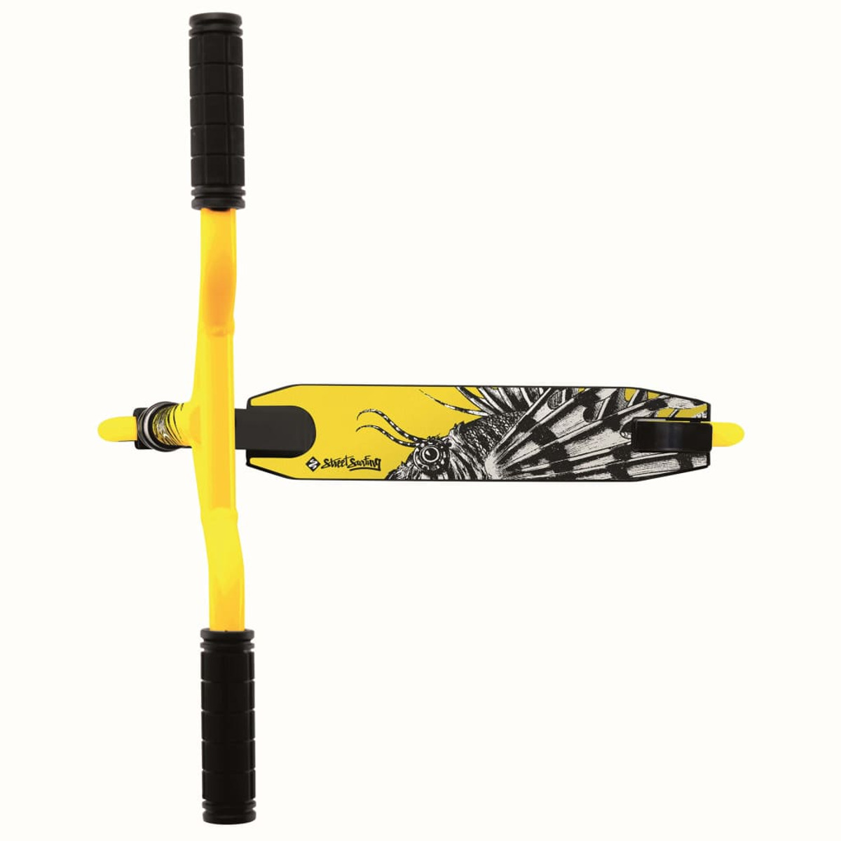 Kick-Scooter und STREET Gelb Schwarz) Zoll, 425658 SURFING (0