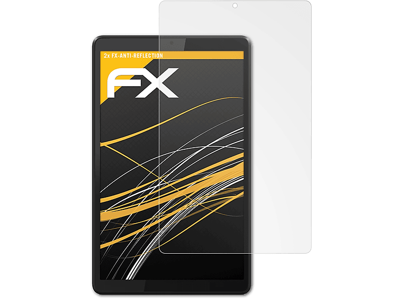 ATFOLIX 2x FX-Antireflex Displayschutz(für Lenovo Smart Tab M8)