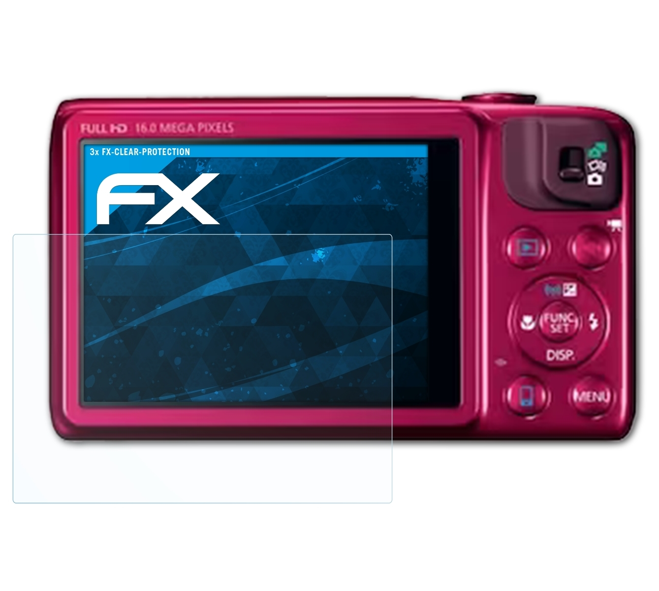 3x DSC-HX10VR) ATFOLIX Displayschutz(für Sony FX-Clear