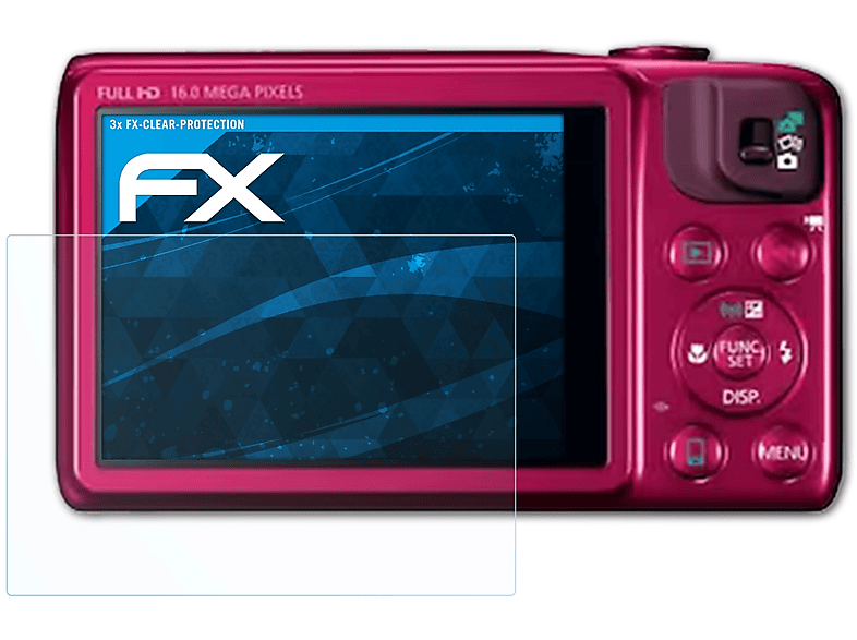 ATFOLIX 3x FX-Clear Displayschutz(für Sony DSC-HX10VR)