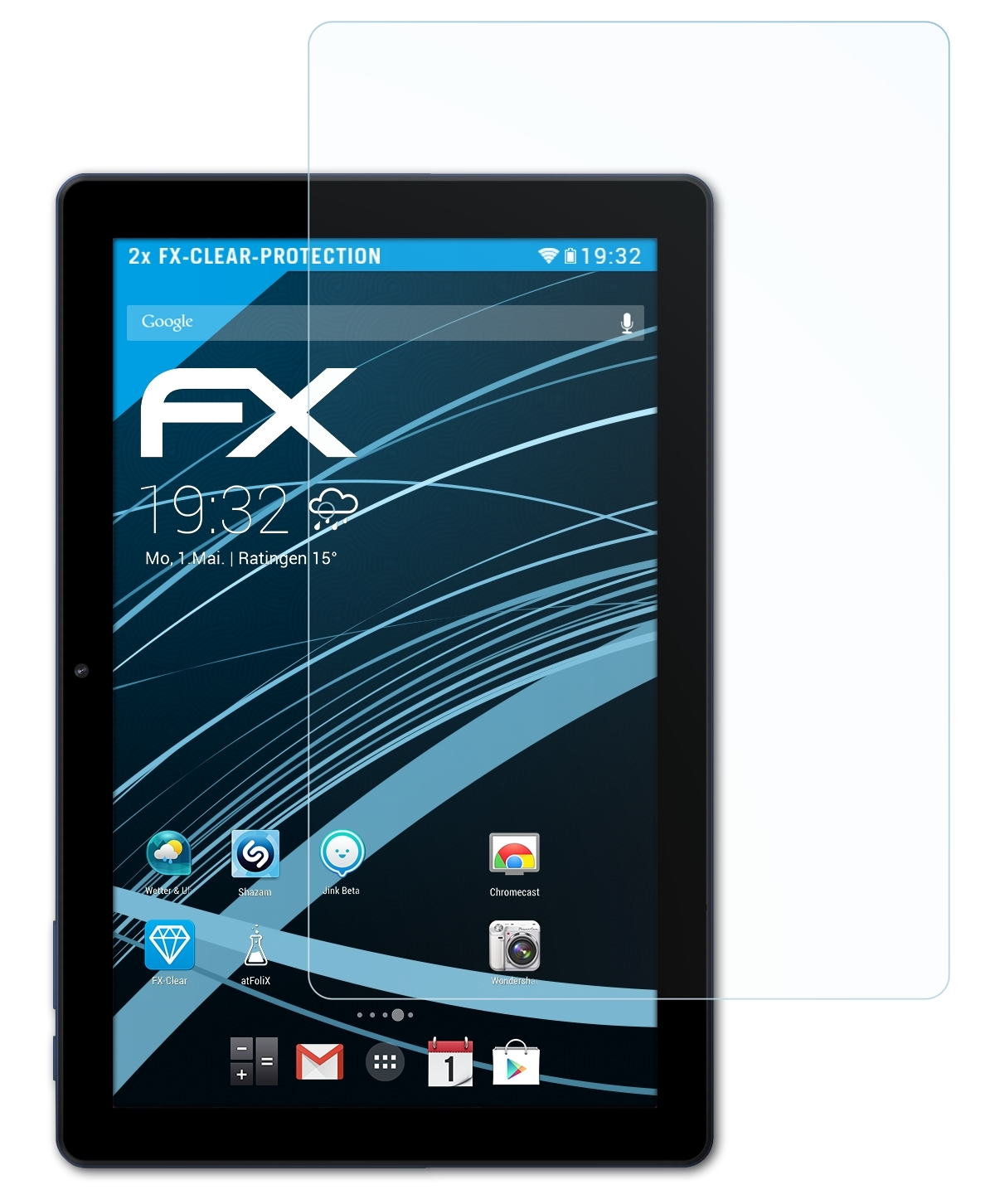 Displayschutz(für M10L FX-Clear Pro) 2x ATFOLIX BLU