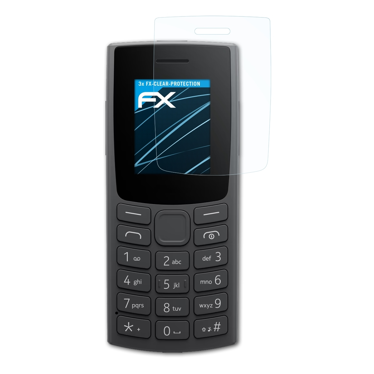FX-Clear ATFOLIX 105 3x Displayschutz(für (2023)) Nokia