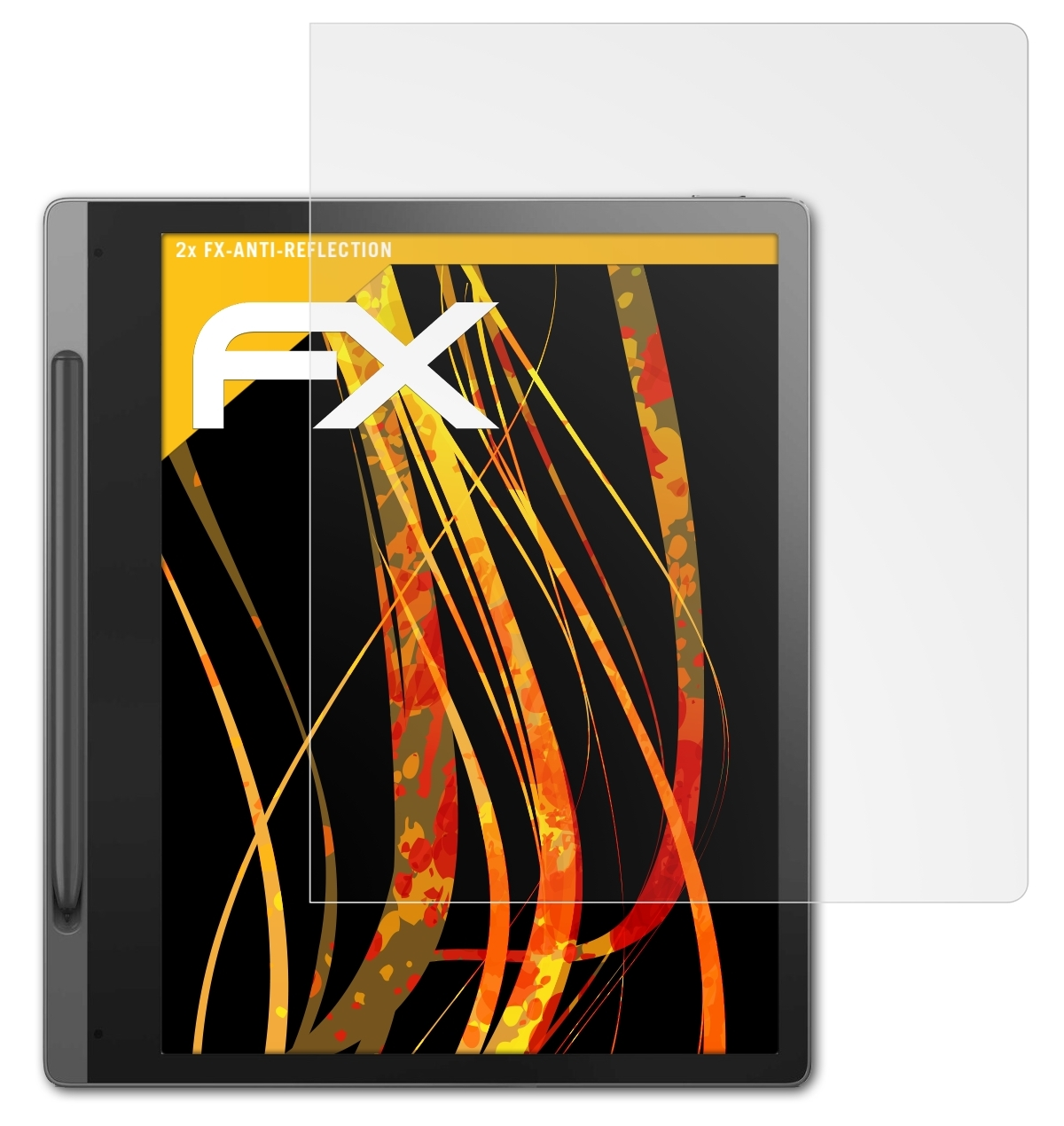 ATFOLIX 2x FX-Antireflex Displayschutz(für Paper) Lenovo Smart