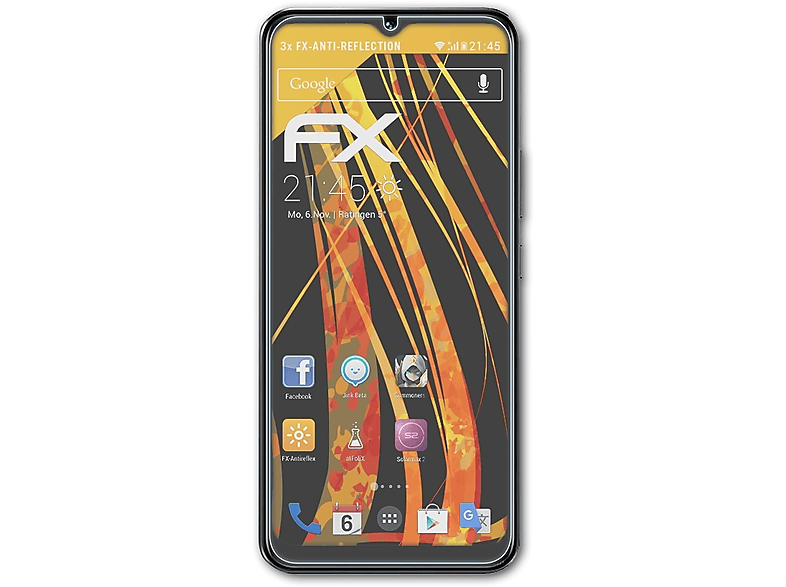 ATFOLIX 3x FX-Antireflex Y11 Displayschutz(für (2023)) Vivo