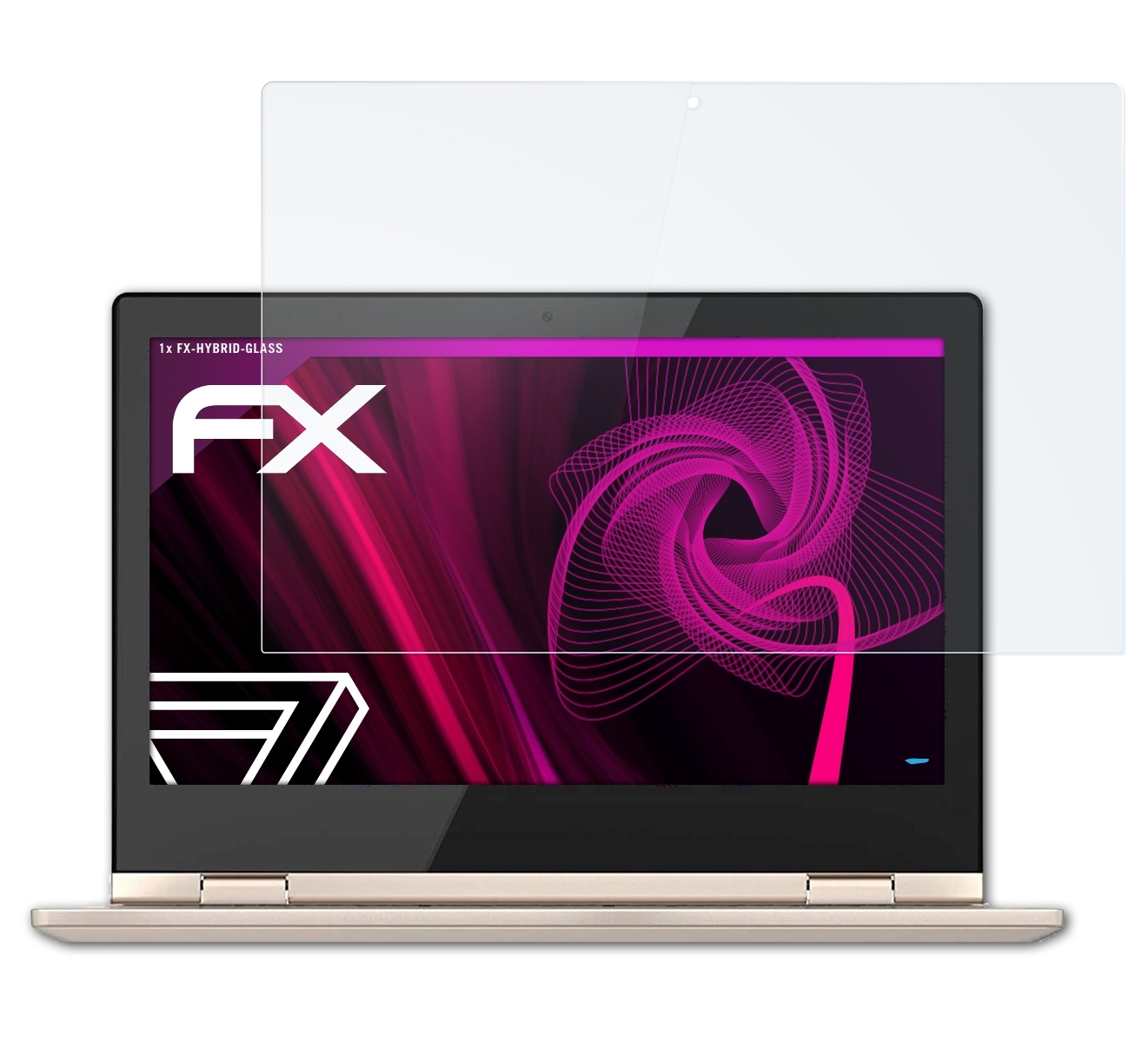 ATFOLIX (11IGL05)) Chromebook Flex 3 Schutzglas(für Lenovo FX-Hybrid-Glass IdeaPad