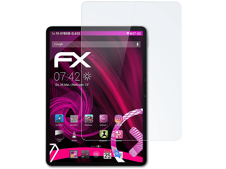 ATFOLIX FX-Hybrid-Glass Schutzglas(für Vivo Pad2)