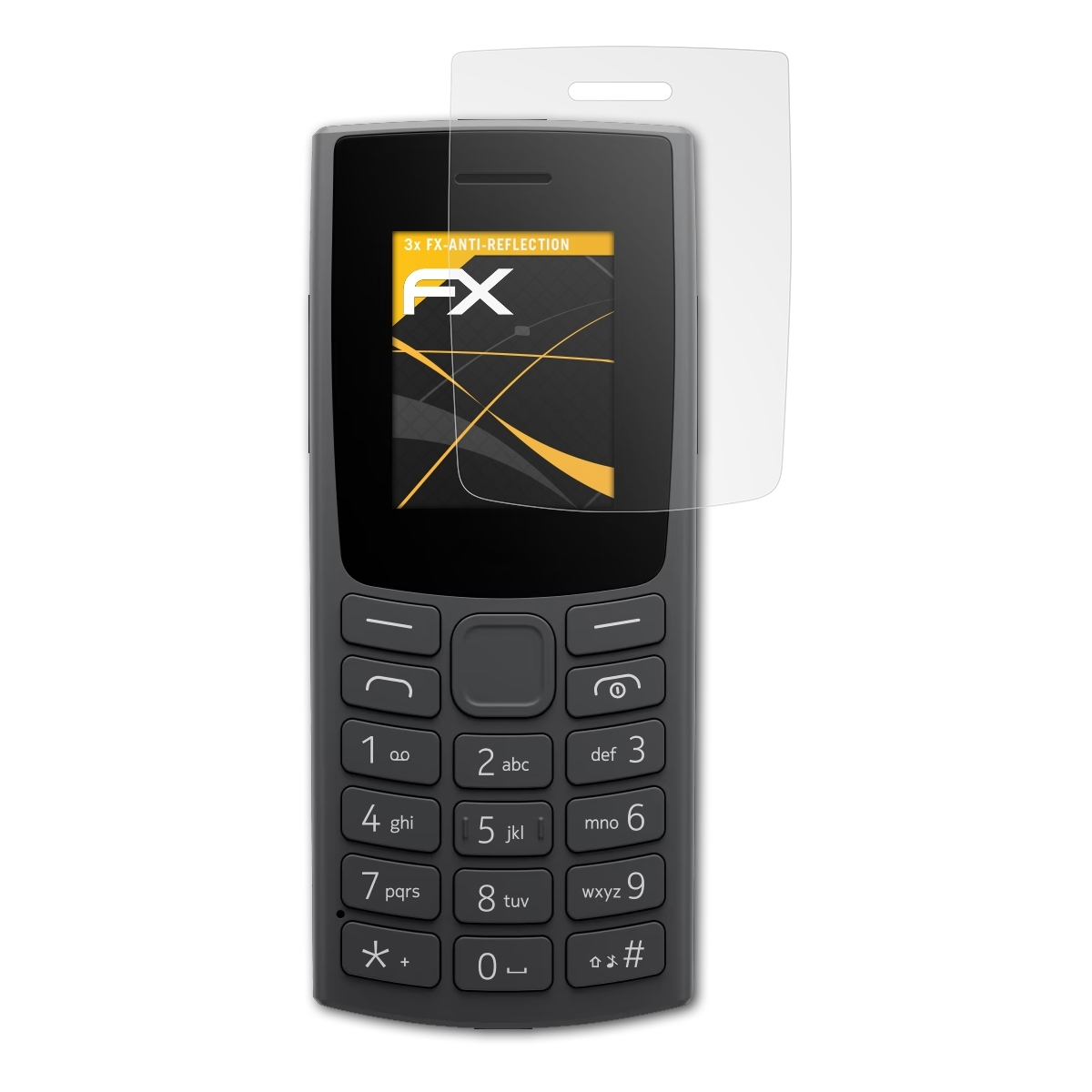 ATFOLIX 3x FX-Antireflex 105 Nokia (2023)) Displayschutz(für