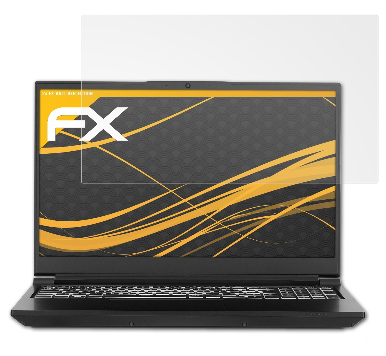 ATFOLIX 2x FX-Antireflex 1)) Tuxedo 15 (Gen Displayschutz(für Gemini