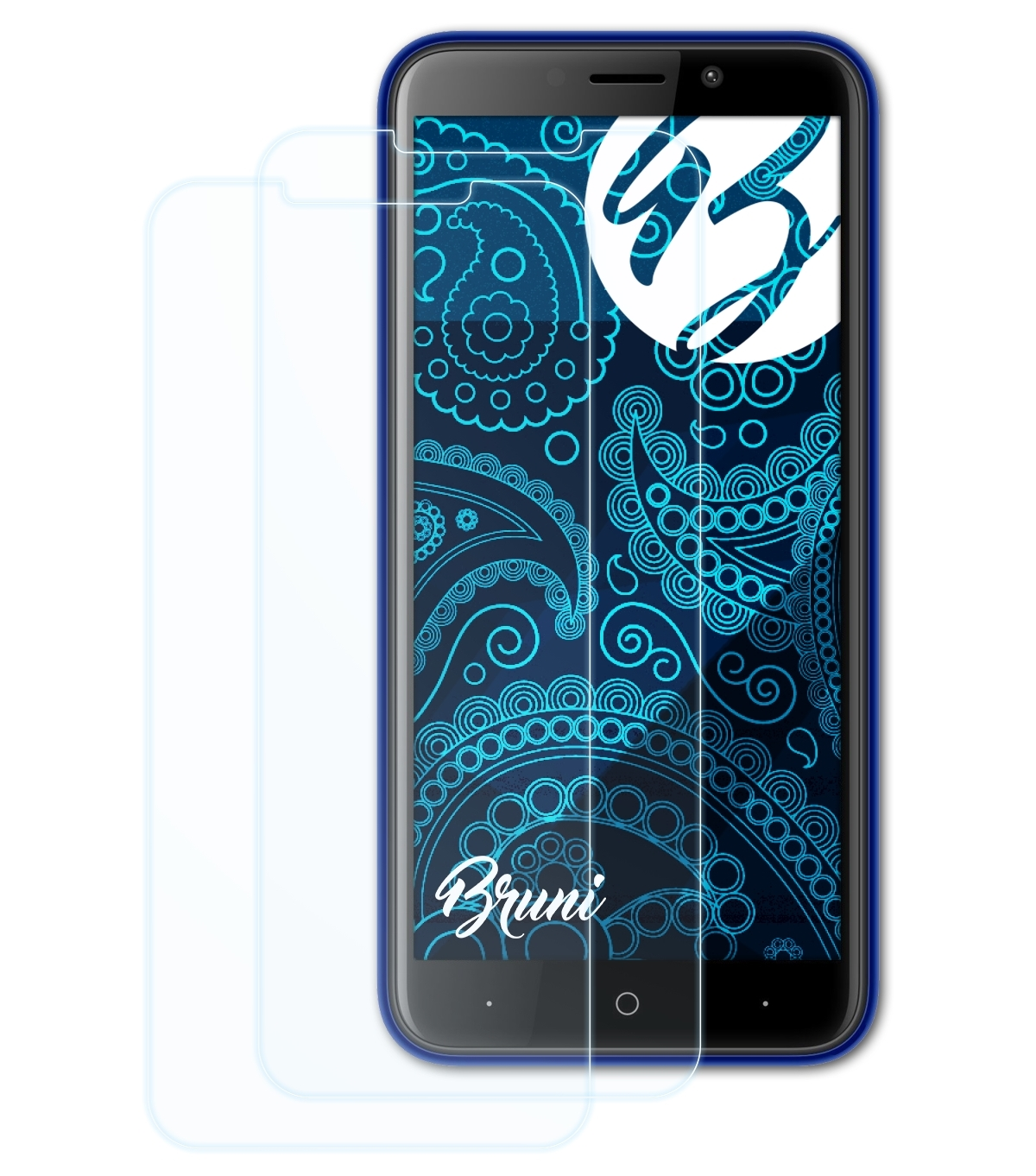 BRUNI Basics-Clear Schutzfolie(für X50L) 2x Doogee