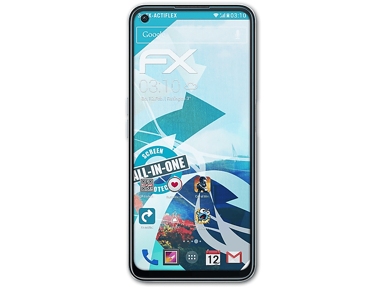 ATFOLIX 3x FX-ActiFleX Displayschutz(für Oppo K10x 5G) | Displayschutzfolien & Gläser