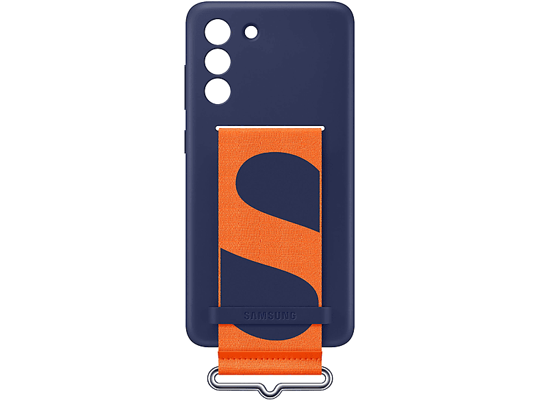 SAMSUNG Galaxy S21 Fe Case Backcover, Silikonabdeckung Marine, Galaxy FE, Blau Riemen - Samsung, S21 mit 