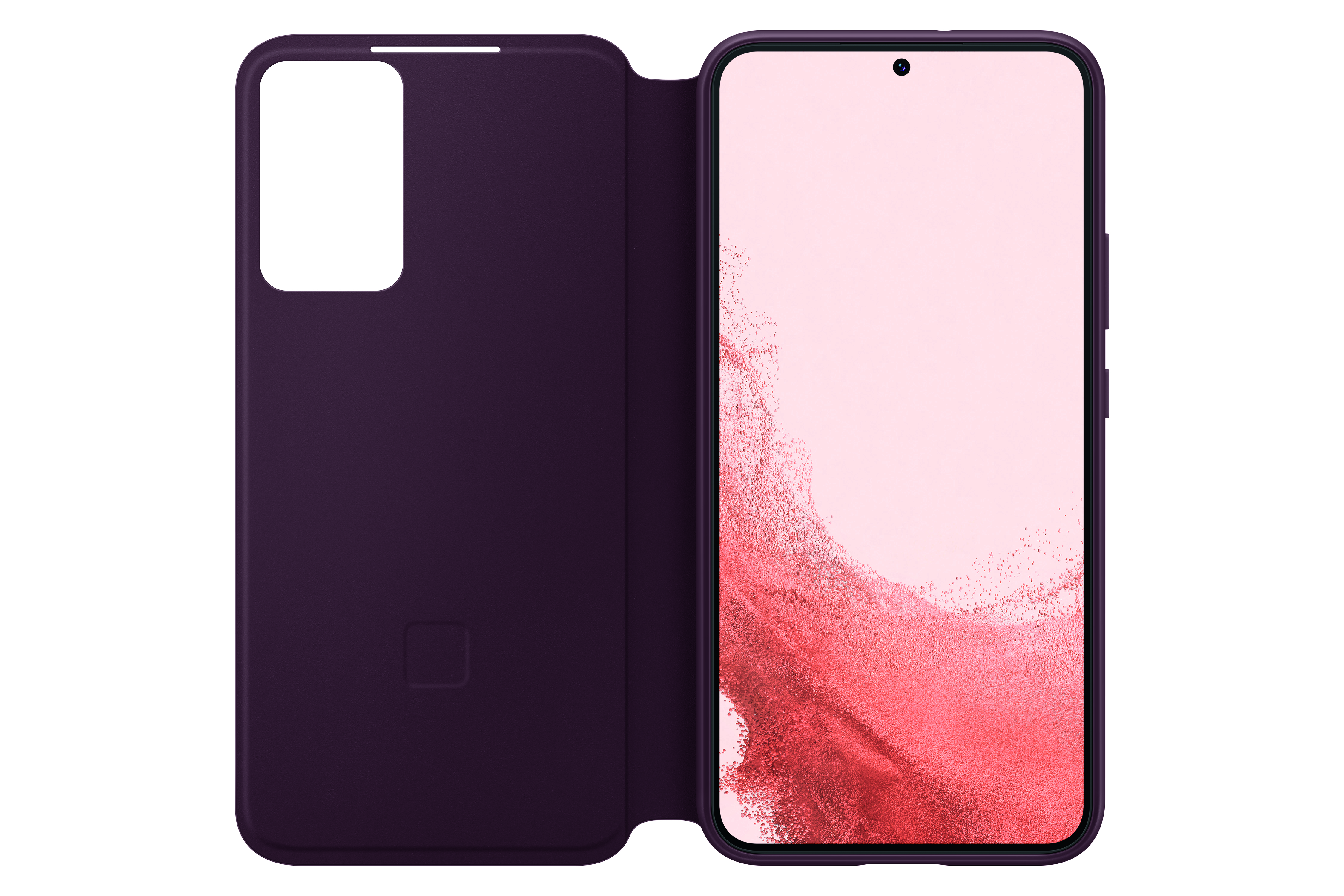 SAMSUNG EF-ZS906CE CUSTODIA A LIBRO per Galaxy S22 Plus, Borgogna