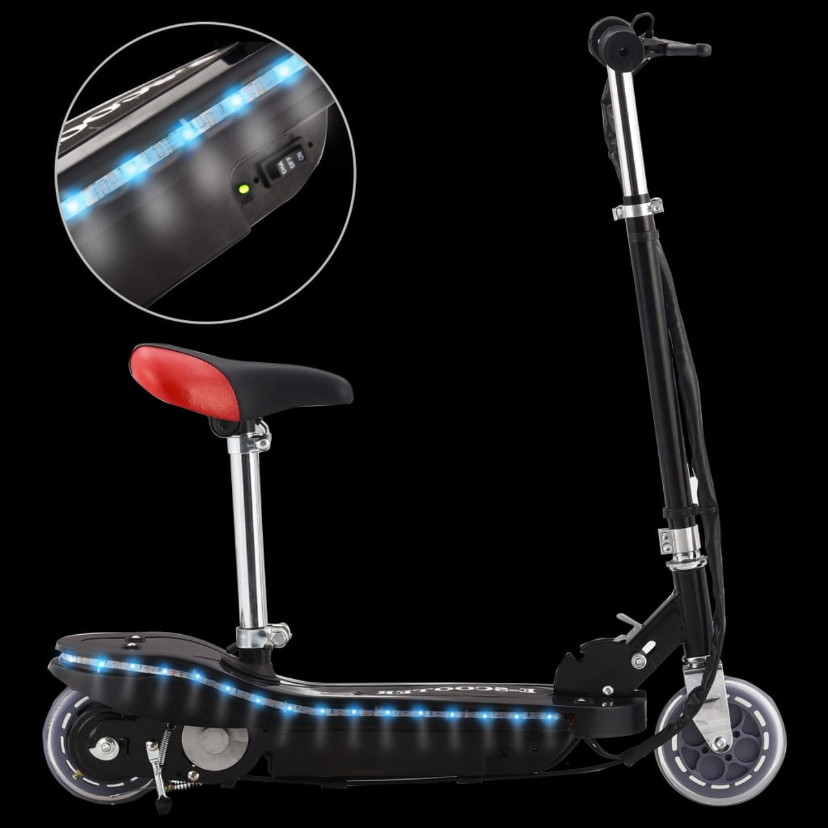 VIDAXL 91962 E-Scooter (0 Schwarz) Zoll