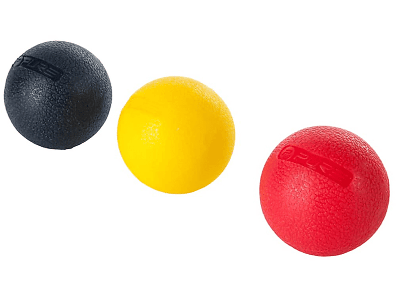 PURE2IMPROVE 408927 Gymnastikball, Gelb, rot und schwarz
