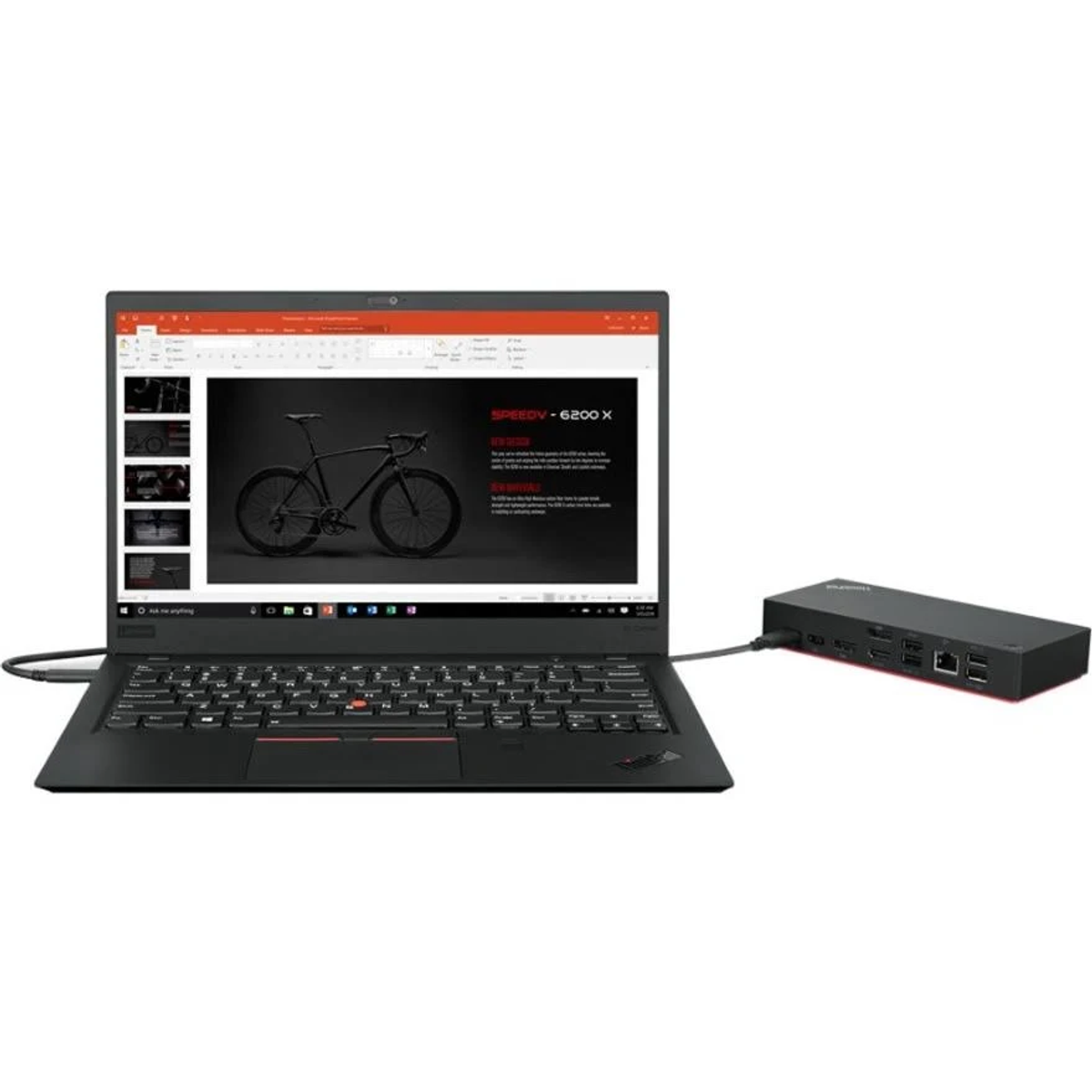 Dockingstation, Schwarz 40AY0090UK LENOVO