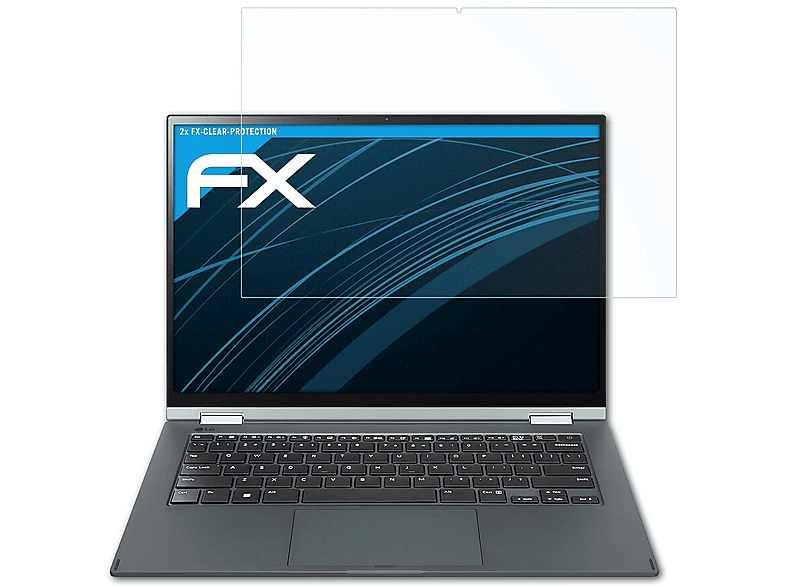 ATFOLIX 2x FX-Clear Displayschutz(für LG Gram 14 (14T90R-G.AA77G))