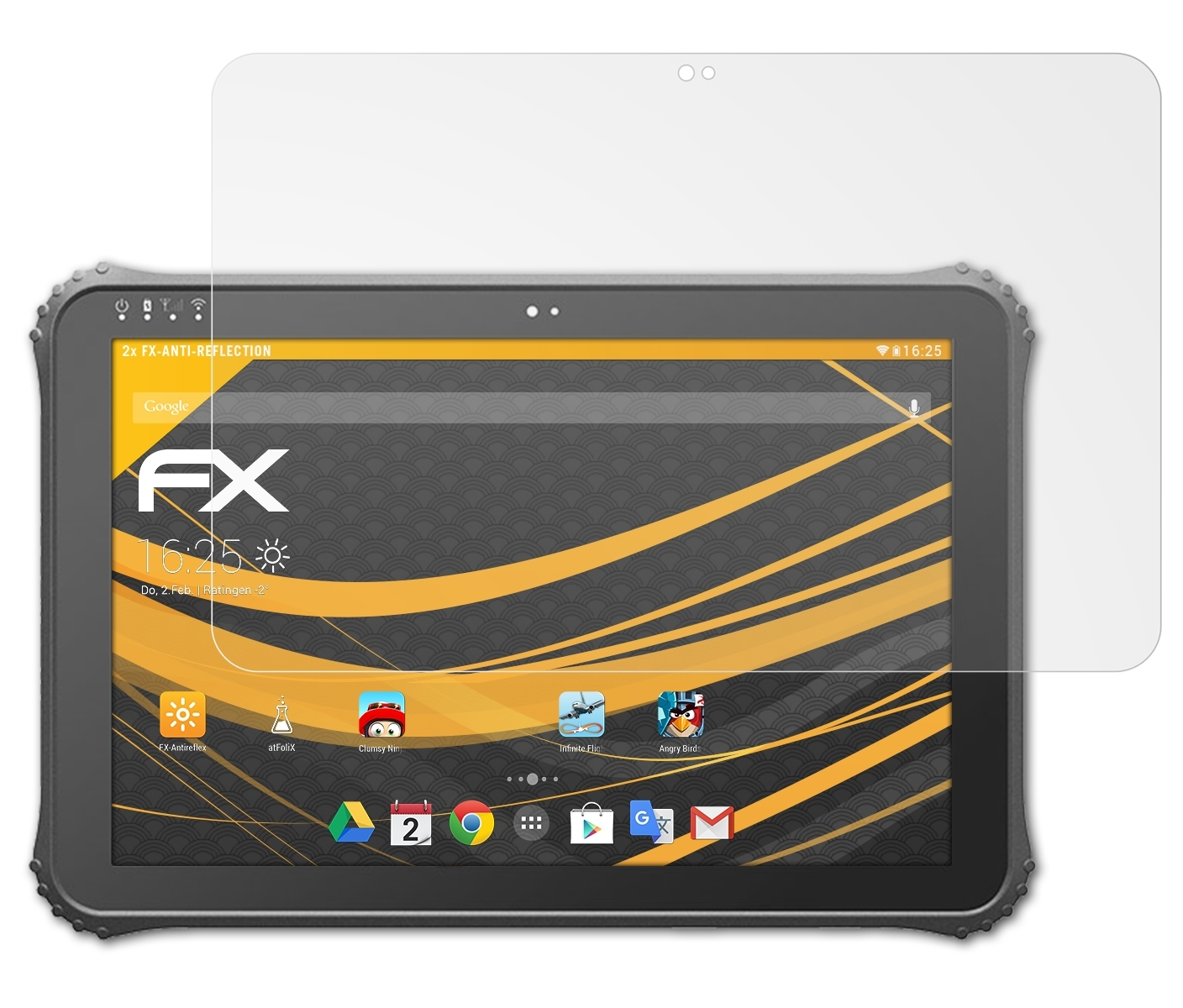 ATFOLIX 2x 12 Displayschutz(für Scorpion Android) FX-Antireflex