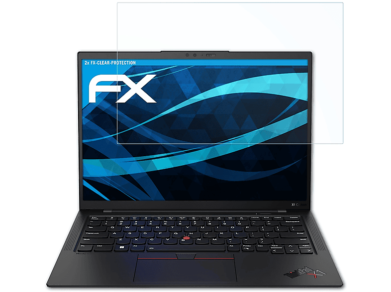 ATFOLIX 2x Lenovo Carbon (Gen X1 ThinkPad 11)) FX-Clear Displayschutz(für