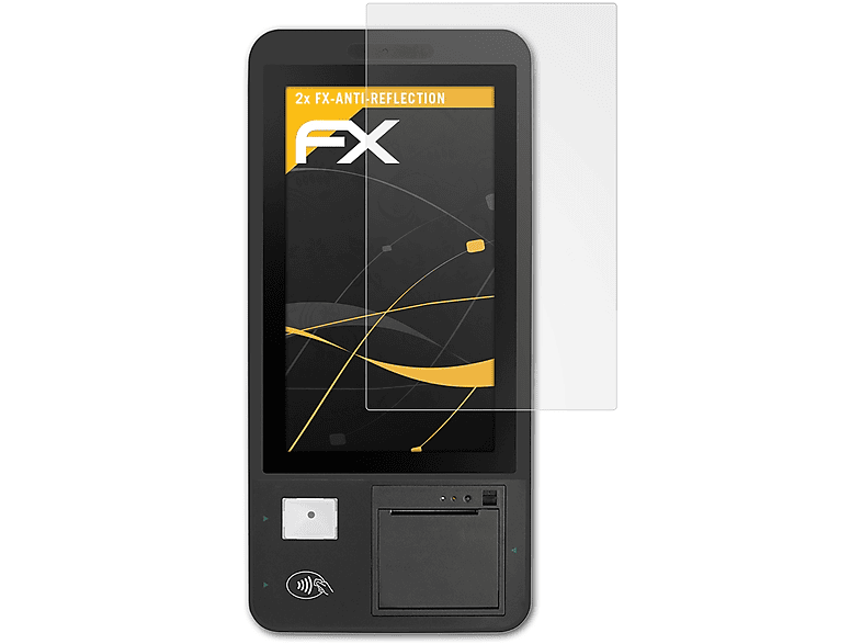 2x ATFOLIX Advantech Displayschutz(für UTK-615AP) FX-Antireflex