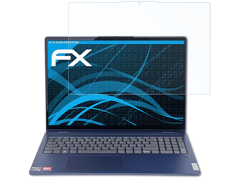 ATFOLIX Displayschutz(für 5 Lenovo 8 Gen Flex FX-Clear 2x (16 IdeaPad Inch))