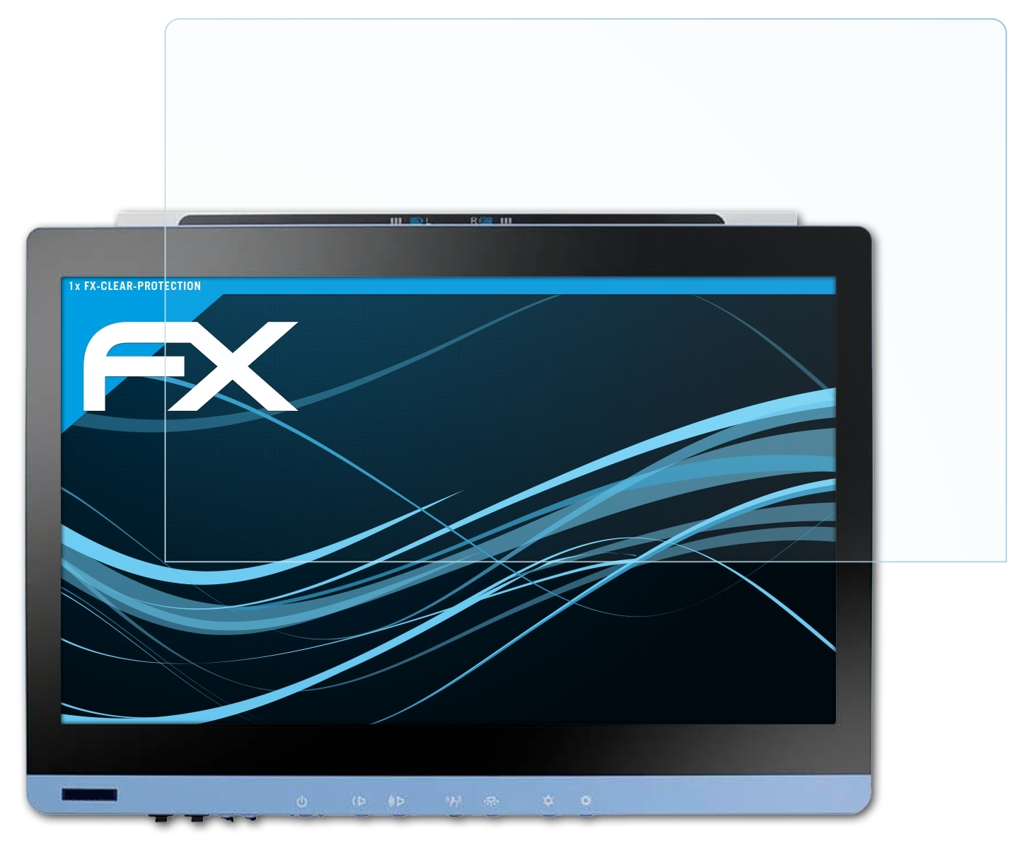 ATFOLIX FX-Clear Displayschutz(für Advantech POC-621)