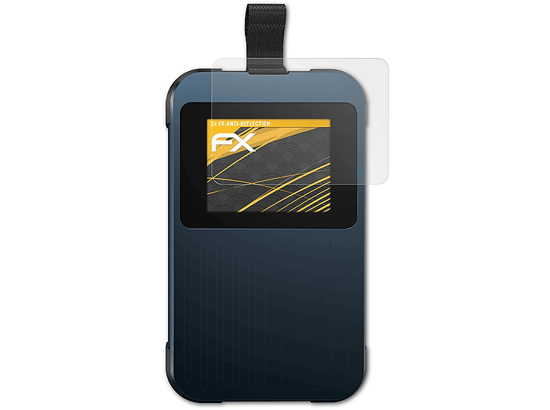 ATFOLIX 2x FX-Antireflex Displayschutz(für Acer Enduro Connect M3 (FF.G1QTA.001))