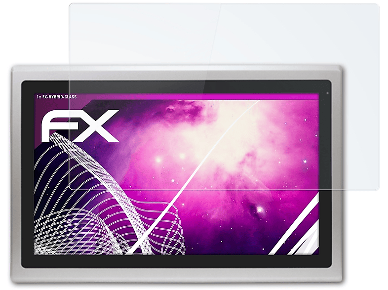 ATFOLIX FX-Hybrid-Glass Schutzglas(für Hematec Smart-VISU-100 Inch)) (18.5