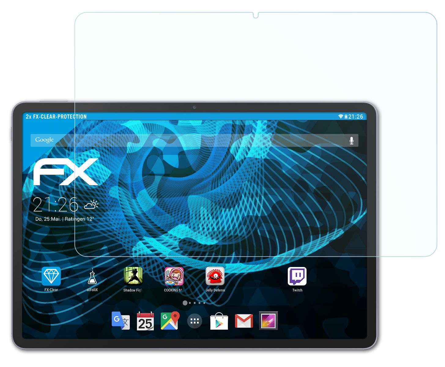 Huawei MatePad FX-Clear 2x ATFOLIX 11.5) Displayschutz(für