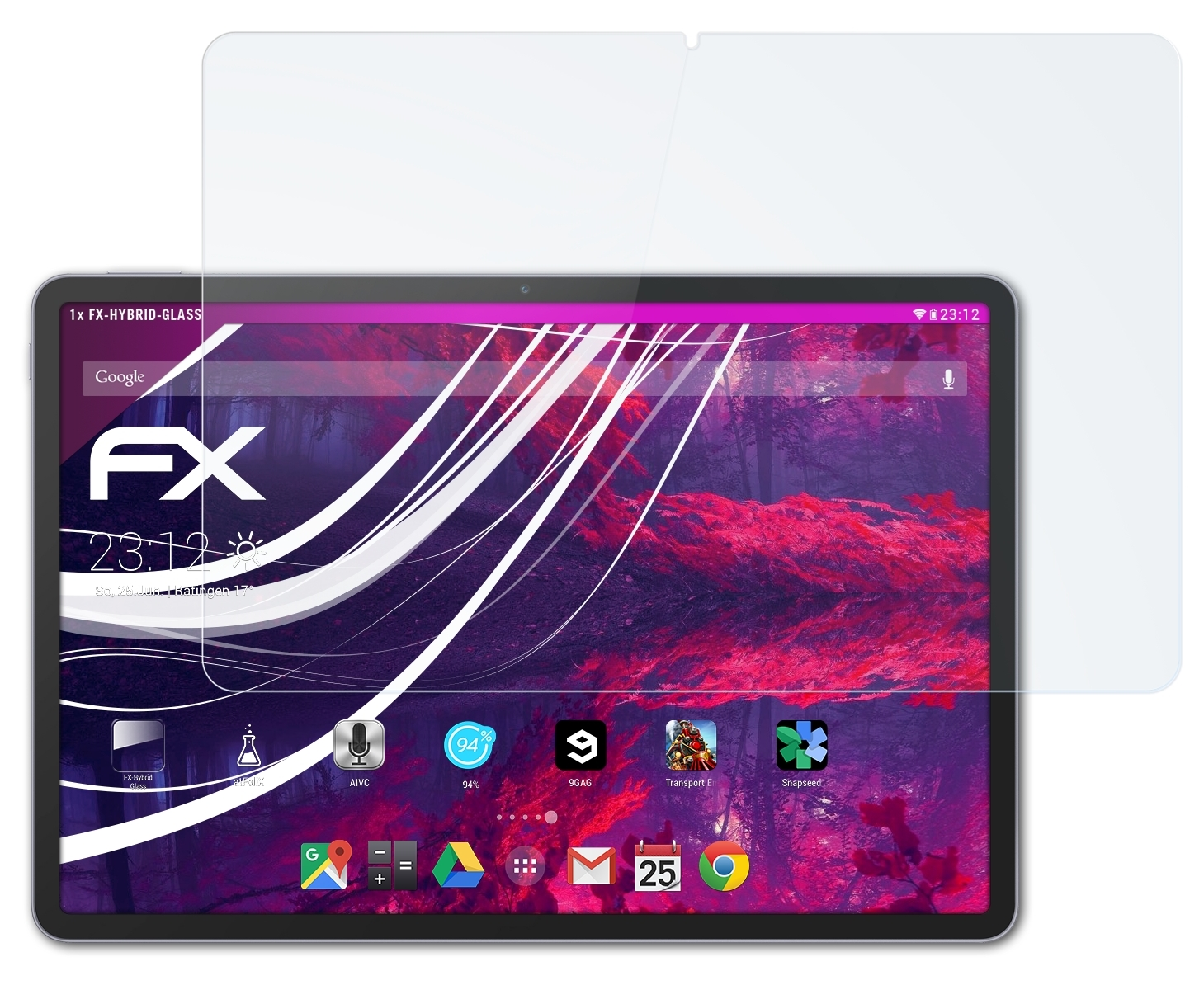 ATFOLIX FX-Hybrid-Glass Schutzglas(für Huawei MatePad 11.5)