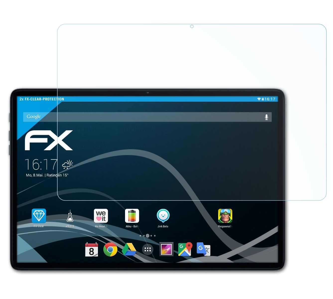 Teclast ATFOLIX 2x FX-Clear New P40HD) Displayschutz(für