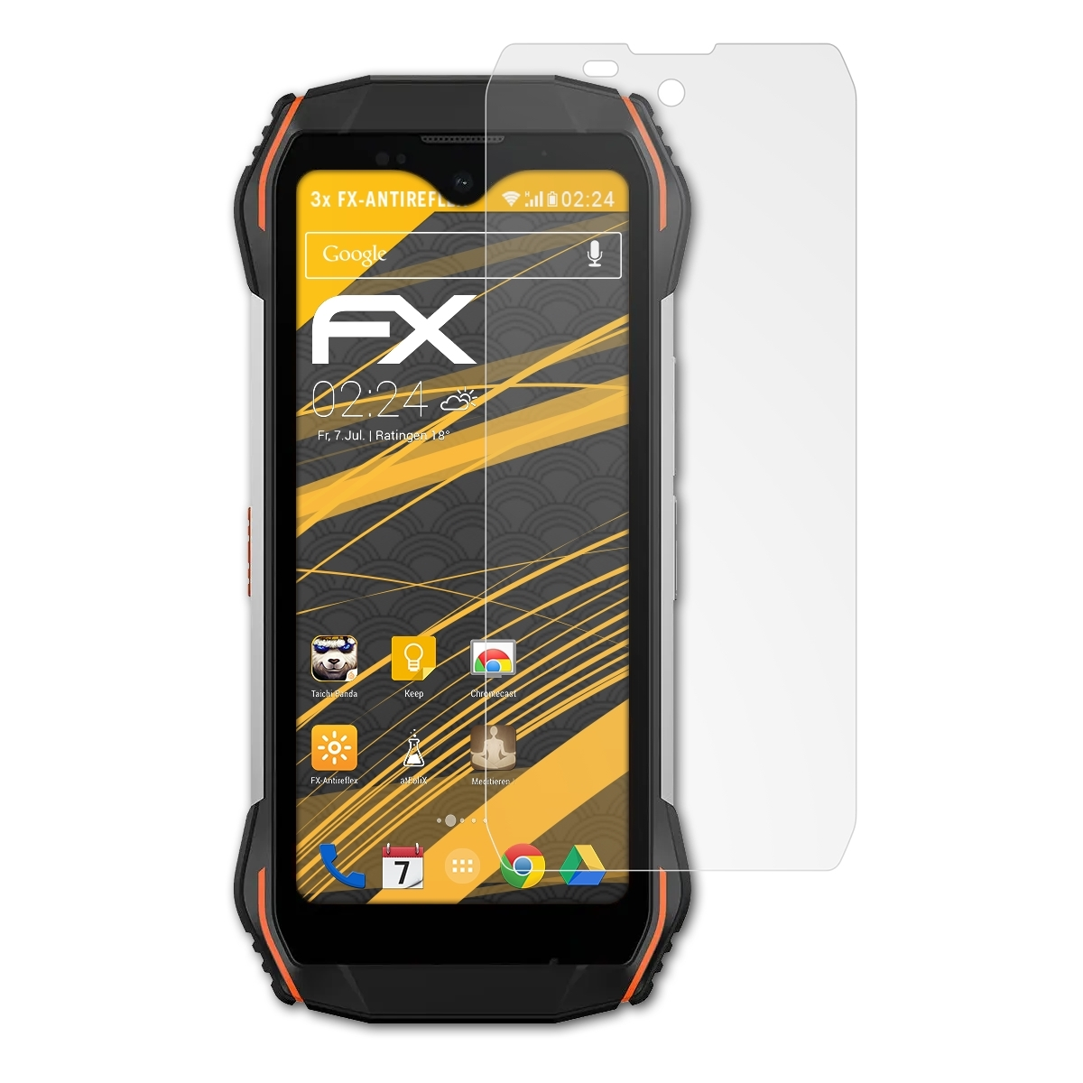 ATFOLIX 3x FX-Antireflex Blackview Displayschutz(für N6000)