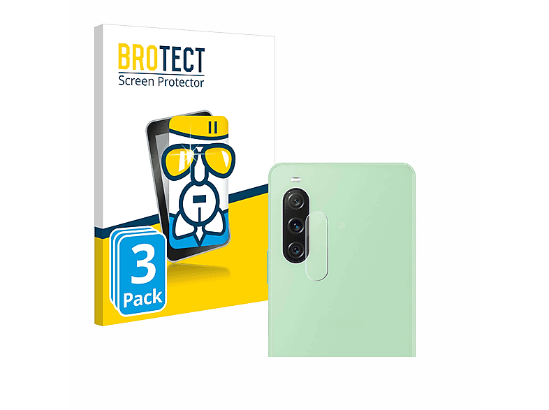 BROTECT 3x Airglass klare Schutzfolie(für Sony Xperia 10 V)