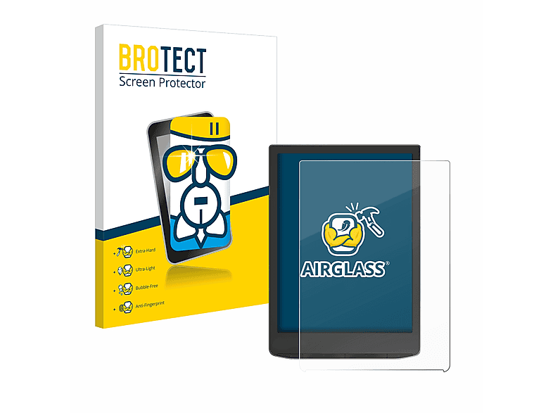 BROTECT Airglass klare Schutzfolie(für PocketBook InkPad 4)