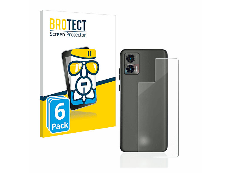 BROTECT 6x Airglass 30 Edge Schutzfolie(für Neo) Motorola klare