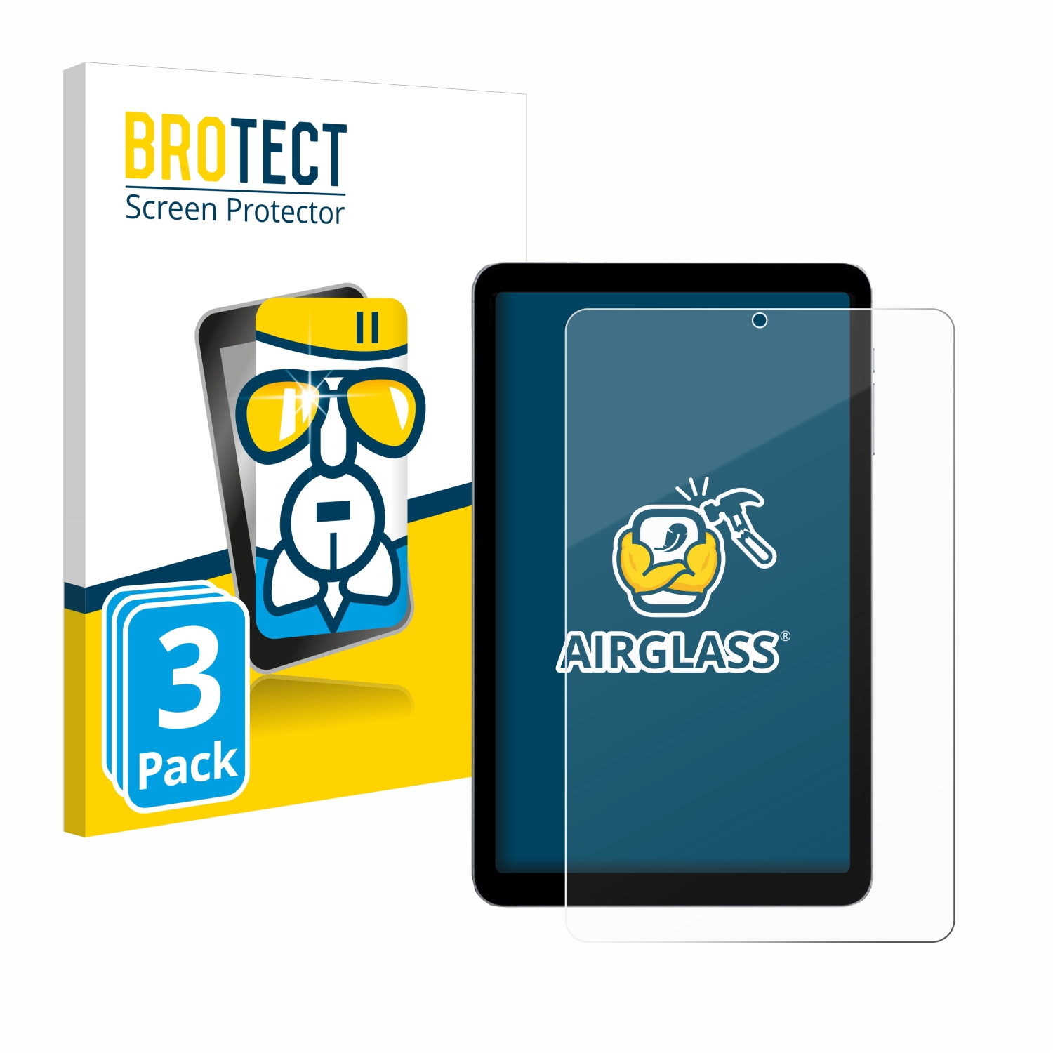 Alldocube BROTECT iPlay 3x 50 klare Airglass mini) Schutzfolie(für