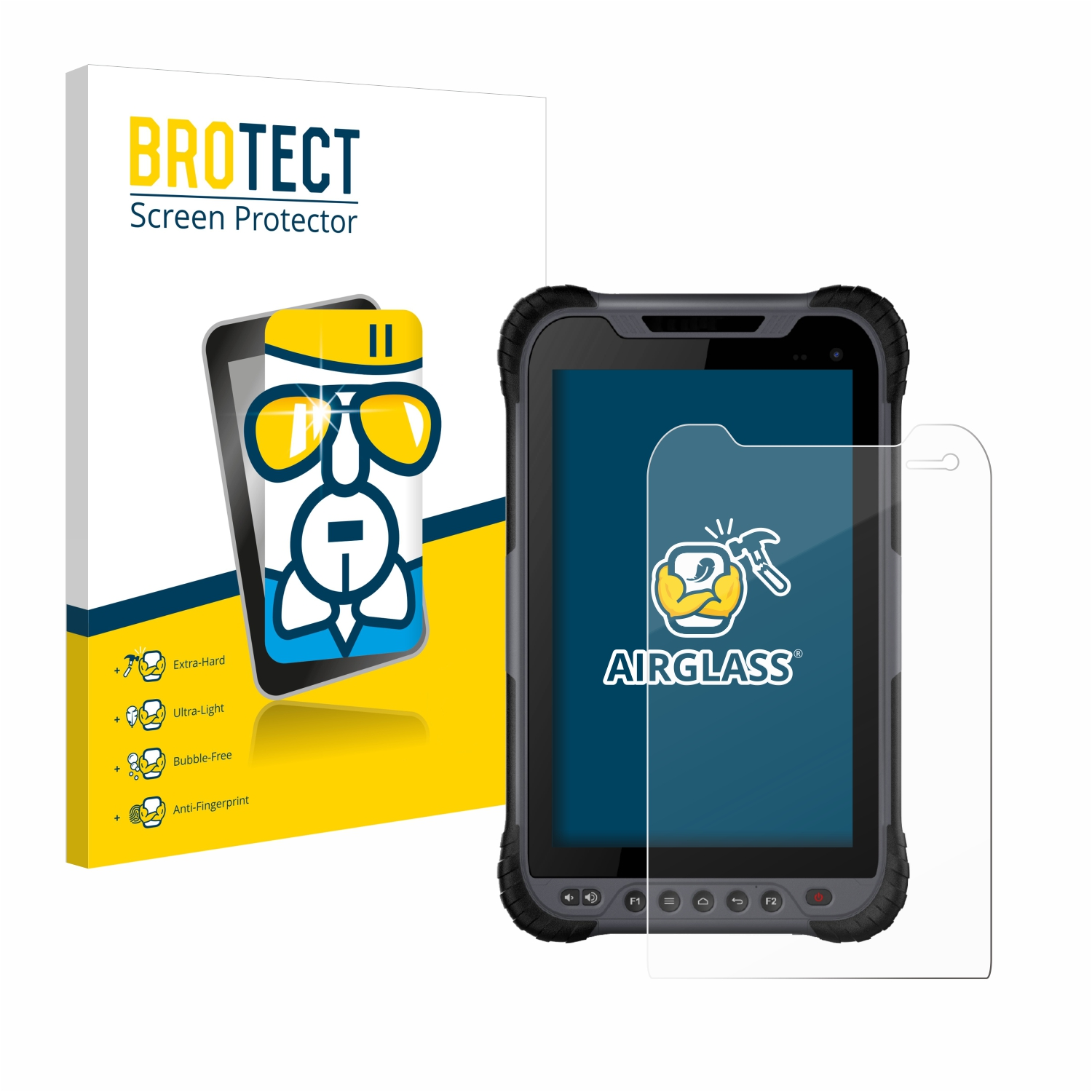 BROTECT Airglass klare Schutzfolie(für Tablet) Rugged UT32 Stonex